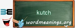 WordMeaning blackboard for kutch